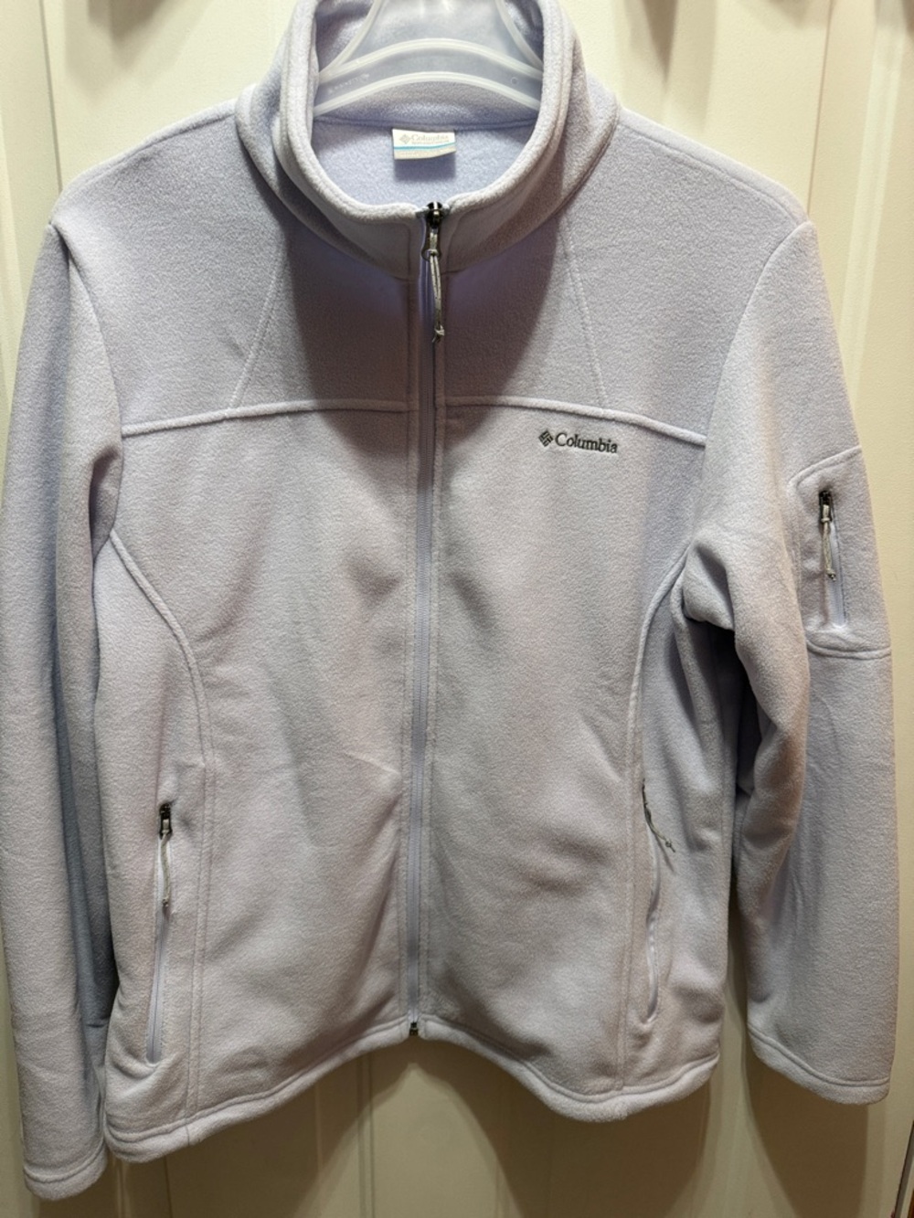 Columbia Benton Springs Lavender Full-Zip Fleece Jacket Size XXL